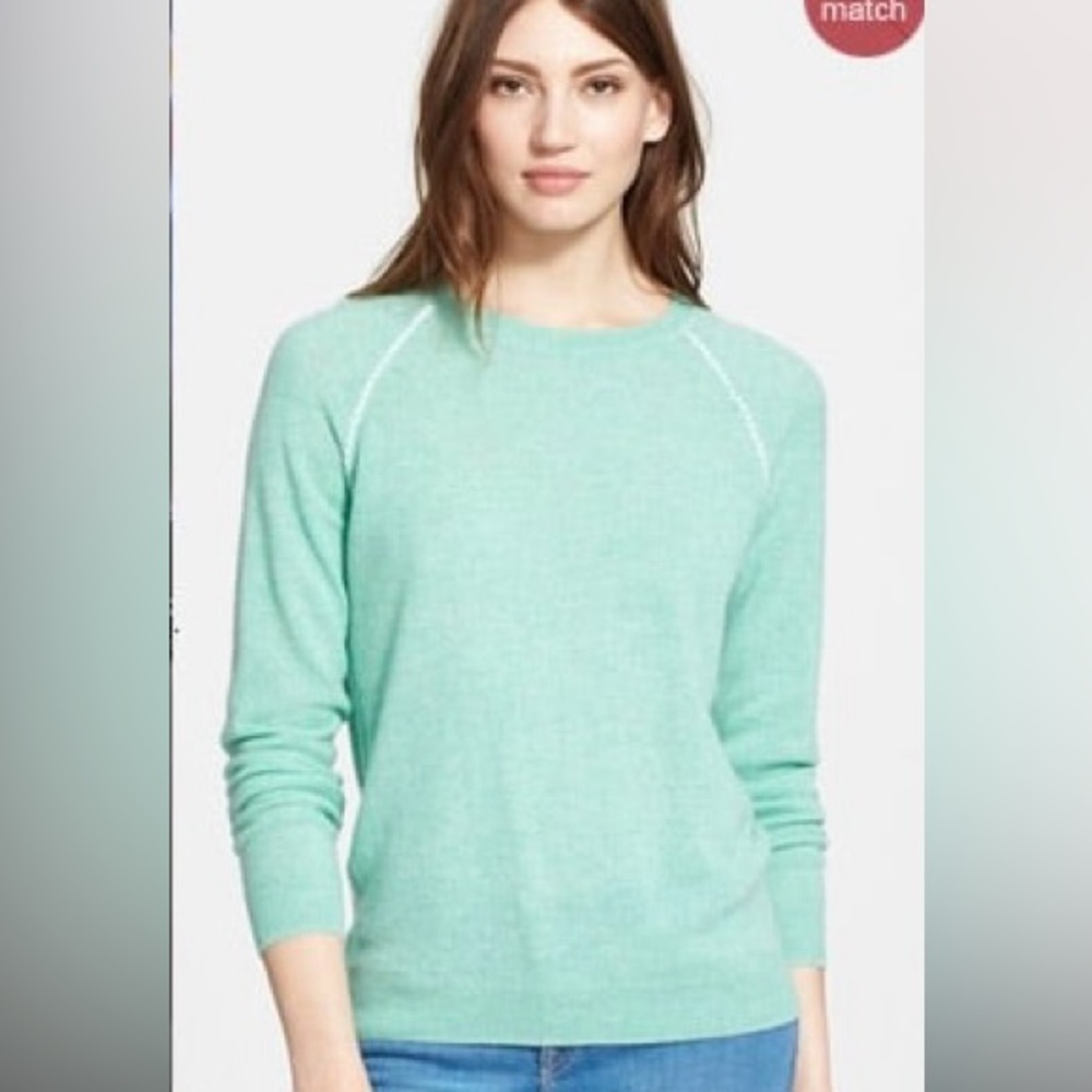 Joie heather dusty seagrass Mint Green Women's cashmere Sweater 3 for $20